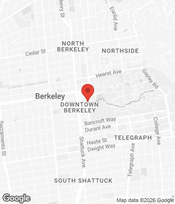 Map of Kopi Bar and Bakery - 2155 Center St,  2nd Floor, Berkeley, CA, 94704, US